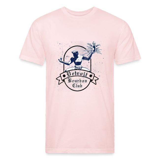 Distressed Blue Detroit Bourbon Club Logo