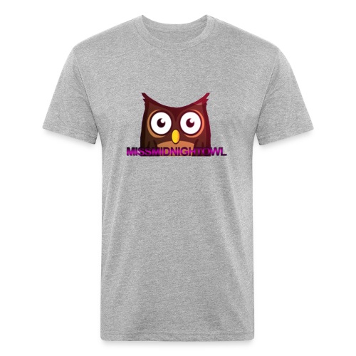 MissMidnightOwl male clothing - Men’s Fitted Poly/Cotton T-Shirt