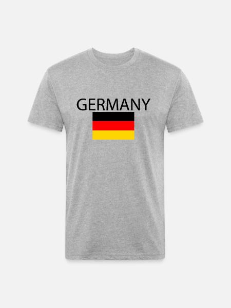 Germany - Unisex Poly/Cotton T-Shirt - heather gray