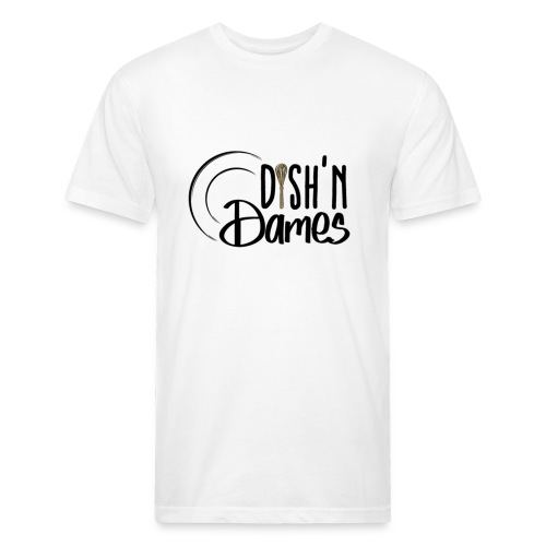Dish'n Dames Black & Gold - Men’s Fitted Poly/Cotton T-Shirt