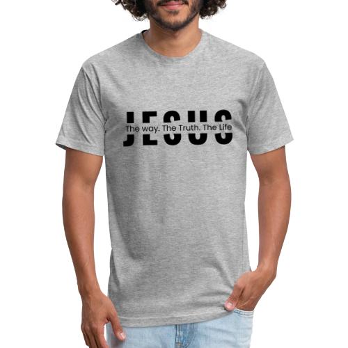 Jesus the Truth and the Life Bible Verse Merch - Unisex Poly/Cotton T-Shirt