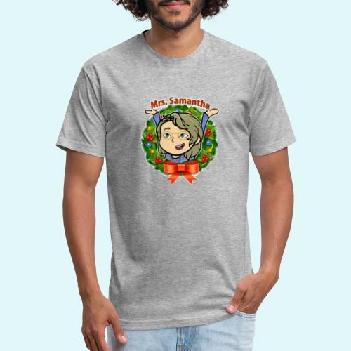 Mrs. Samantha Christmas - Men’s Fitted Poly/Cotton T-Shirt