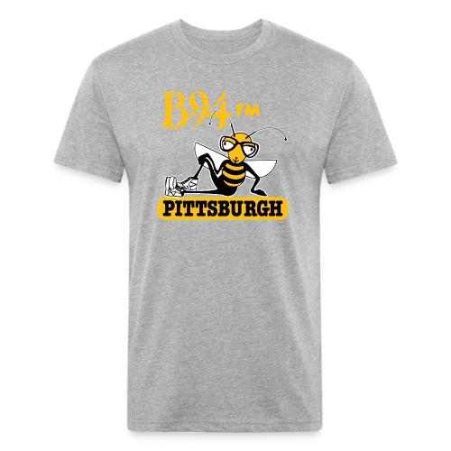 B-94 Pittsburgh (Full Color) - Men’s Fitted Poly/Cotton T-Shirt