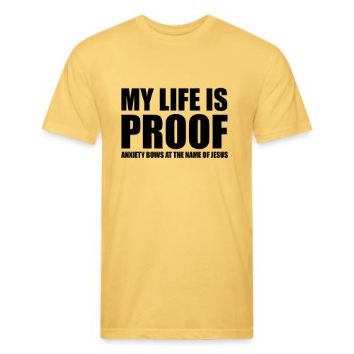 Proof: Anxiety Bows At Jesus Name - Unisex Poly/Cotton T-Shirt