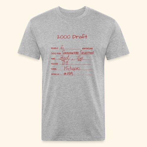 Draft Card - Men’s Fitted Poly/Cotton T-Shirt