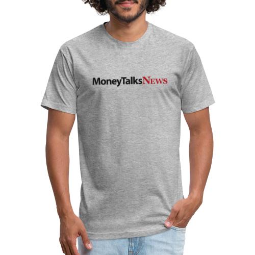 Money Talks News Logo - Fitted Cotton/Poly T-Shirt by Next Level