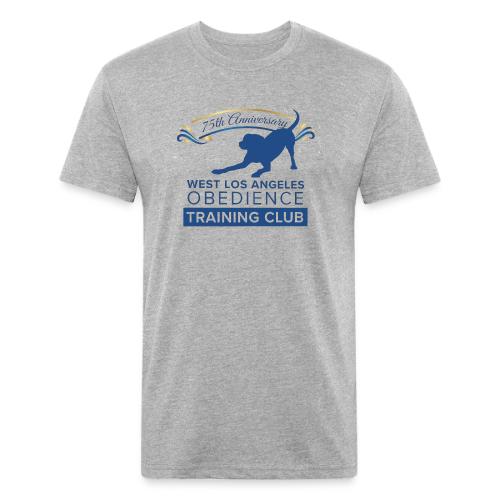 75th Transparent Background - Unisex Poly/Cotton T-Shirt