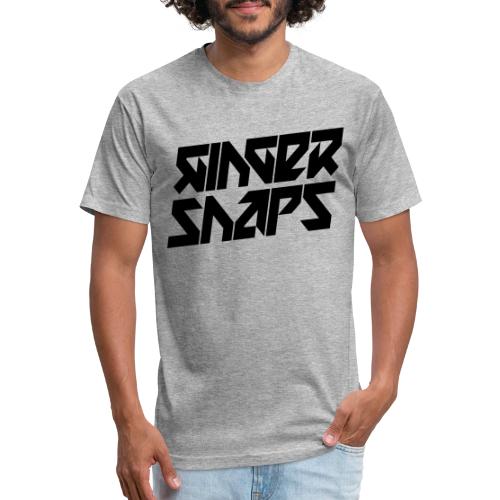 Ginger Snap5 logo (two lines black) - Unisex Poly/Cotton T-Shirt