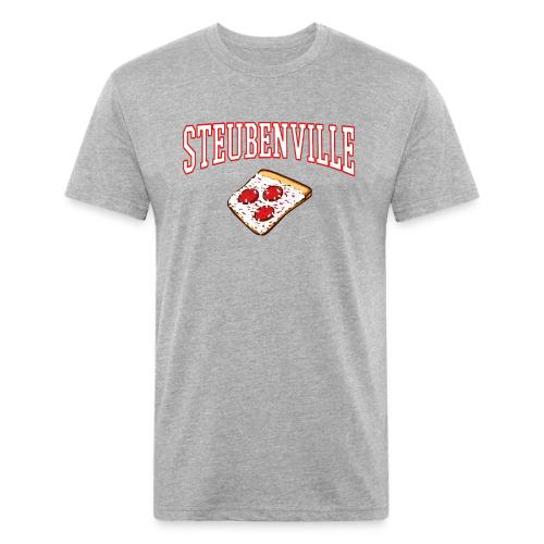 Steubenville Pizza - Wordmark - Unisex Poly/Cotton T-Shirt