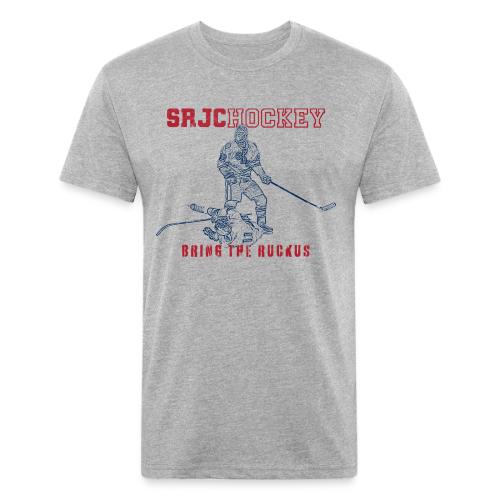 SRJC Hockey - Bring the Ruck (red/navy) - Unisex Poly/Cotton T-Shirt