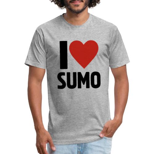 I Love Sumo – Bold Minimalist Sumo Wrestling Fan - Unisex Poly/Cotton T-Shirt