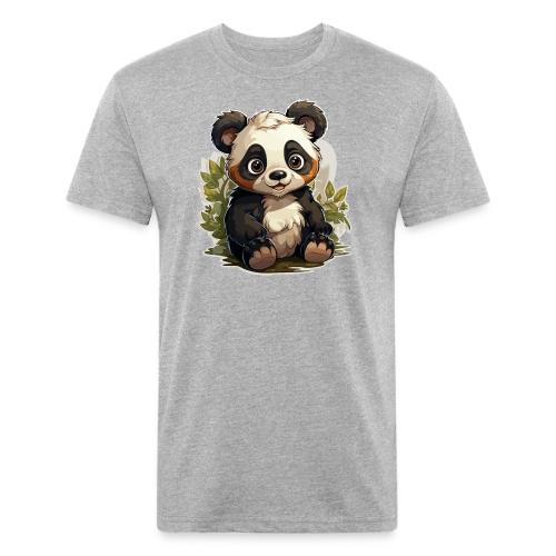 Charming Panda - Unisex Poly/Cotton T-Shirt