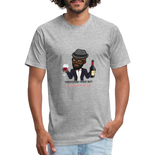 Wisconsin Wine Guy Logo - Fitted Cotton/Poly T-Shirt by Next Level