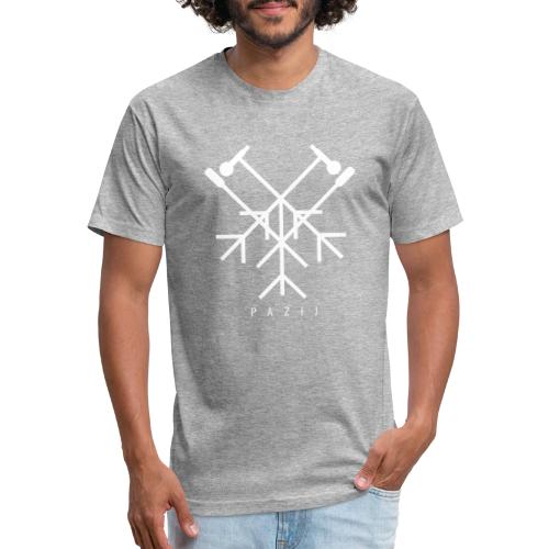 Pazij White Logo - Unisex Poly/Cotton T-Shirt