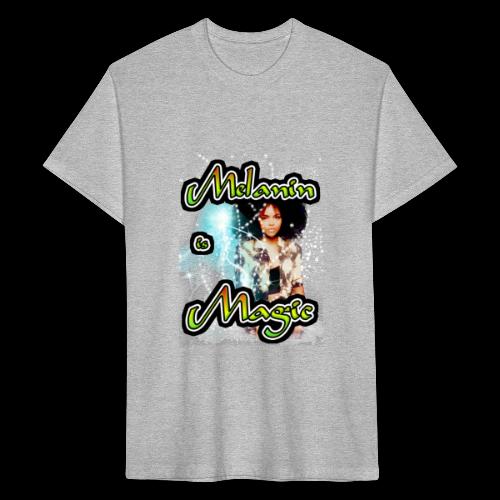 melanin is magic - Fitted Cotton/Poly T-Shirt by Next Level