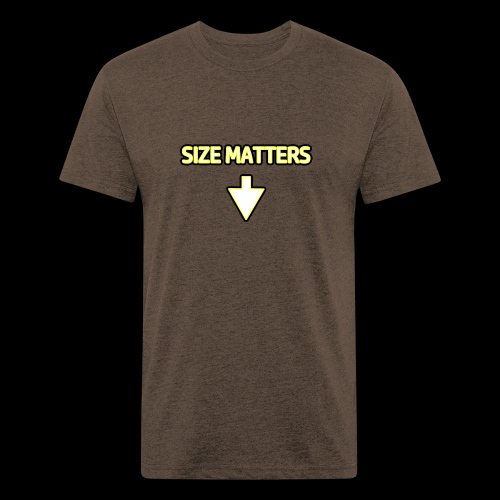 Size Matters - Guys - Men’s Fitted Poly/Cotton T-Shirt