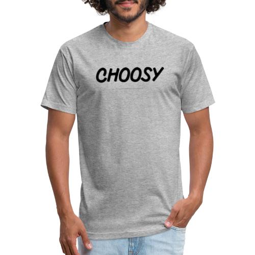 Choosy Album Art - Men’s Fitted Poly/Cotton T-Shirt