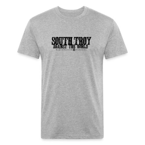 RO South Troy Against the World Broken Dark - Unisex Poly/Cotton T-Shirt