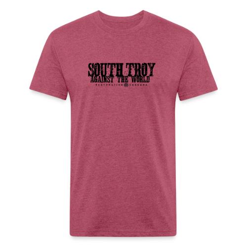 RO South Troy Against the World Broken Dark - Unisex Poly/Cotton T-Shirt