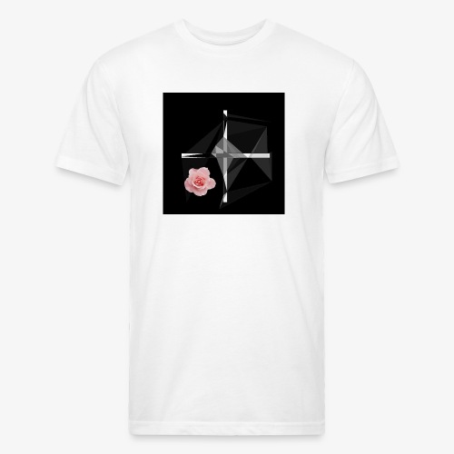 Roses and their thorns - Men’s Fitted Poly/Cotton T-Shirt