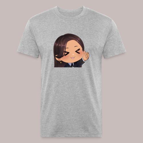 Avira Savio Chibi (Thumbs Up) - Men’s Fitted Poly/Cotton T-Shirt