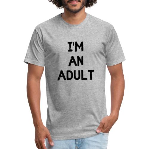 I'M AN ADULT t-shirt - Unisex Poly/Cotton T-Shirt