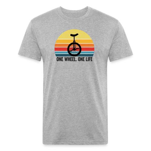 One Wheel. One Life - Unisex Poly/Cotton T-Shirt