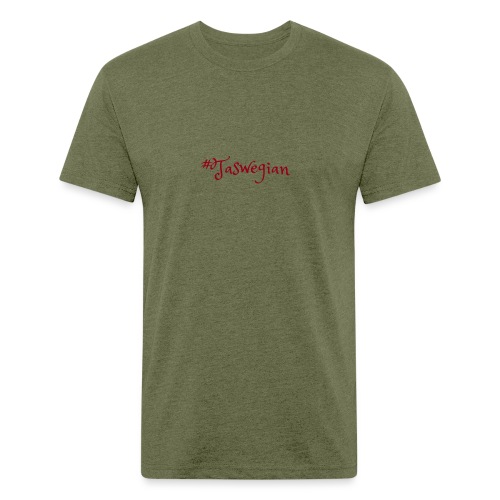 Taswegian Red - Men’s Fitted Poly/Cotton T-Shirt