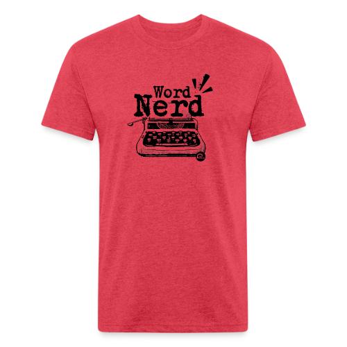 Word Nerd! (black) - Unisex Poly/Cotton T-Shirt