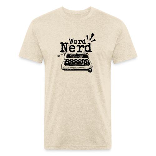 Word Nerd! (black) - Unisex Poly/Cotton T-Shirt