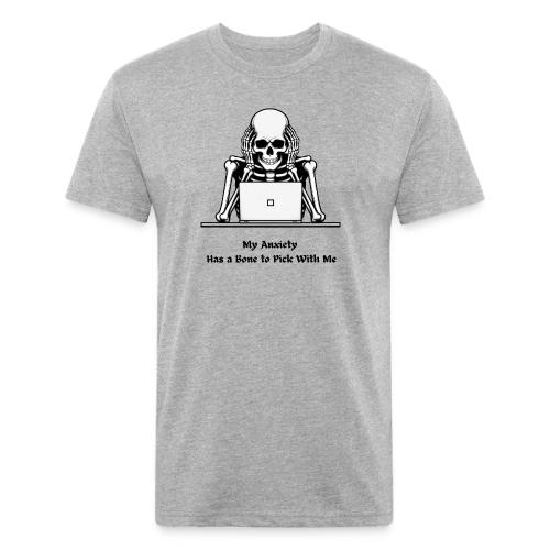 My Anxiety Has a Bone to Pick With Me T-Shirt - Unisex Poly/Cotton T-Shirt