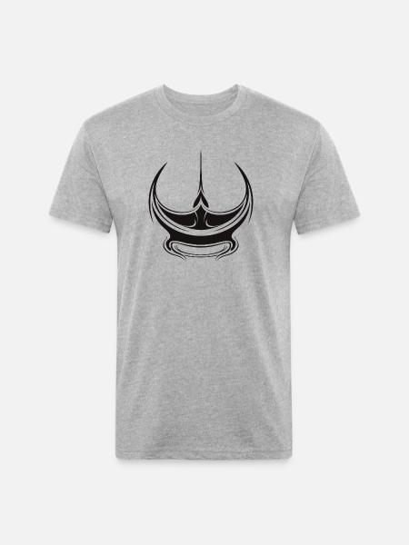 Manta - Unisex Poly/Cotton T-Shirt - heather gray