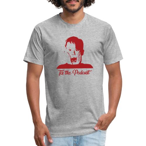 Kevin Home Alone red - Fitted Cotton/Poly T-Shirt by Next Level