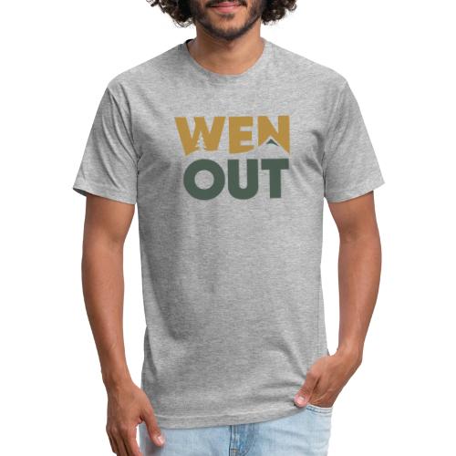 WenOut Logo (dark) - Unisex Poly/Cotton T-Shirt