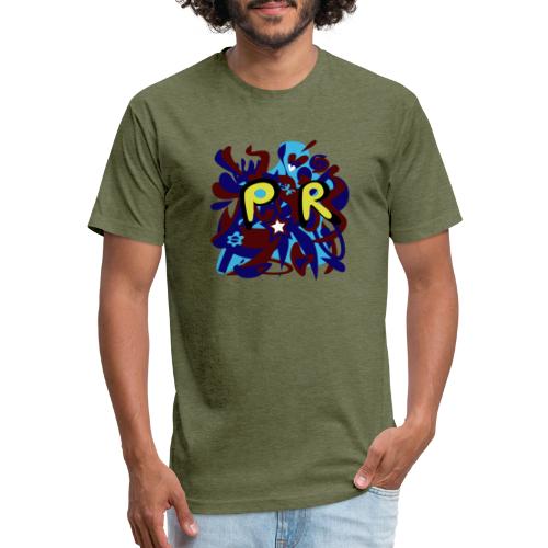 Puerto Rico is PR - Fitted Cotton/Poly T-Shirt by Next Level