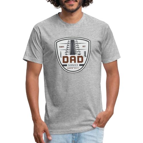 Dad service - Unisex Poly/Cotton T-Shirt