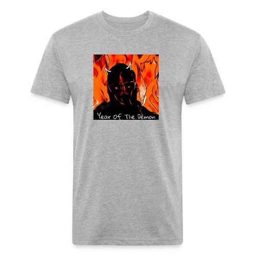 Year Of The Demon - Men’s Fitted Poly/Cotton T-Shirt