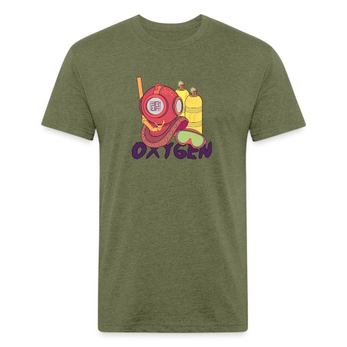 OXYGEN- ROBYN FERGUSON - Men’s Fitted Poly/Cotton T-Shirt