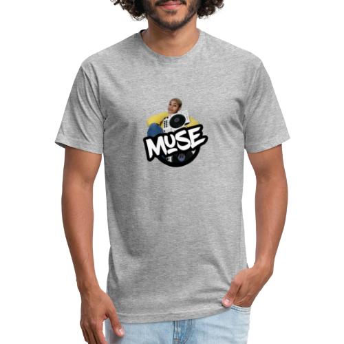 DJ M U S E - Fitted Cotton/Poly T-Shirt by Next Level