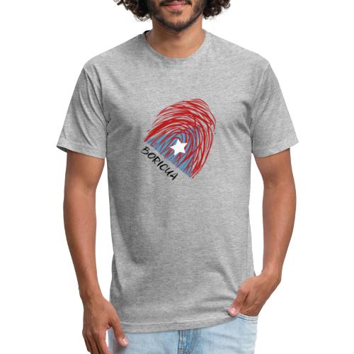 Puerto Rico DNA - Fitted Cotton/Poly T-Shirt by Next Level