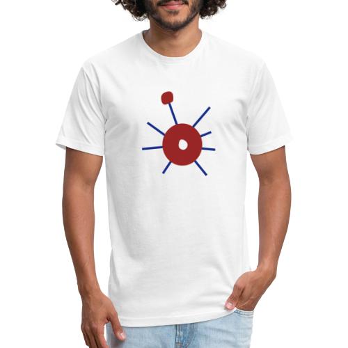 Símbolo Taíno - Fitted Cotton/Poly T-Shirt by Next Level