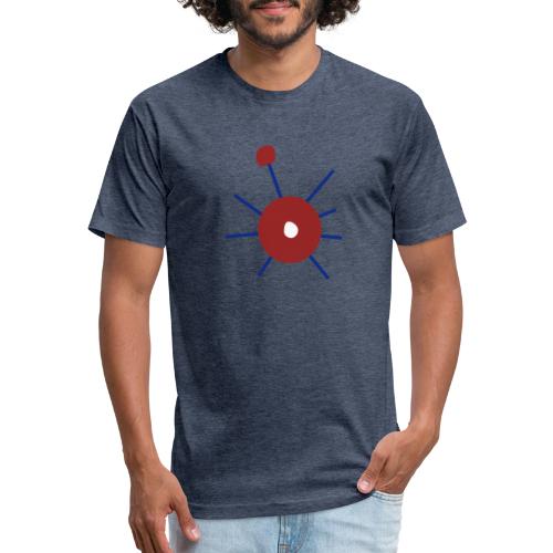 Símbolo Taíno - Men’s Fitted Poly/Cotton T-Shirt