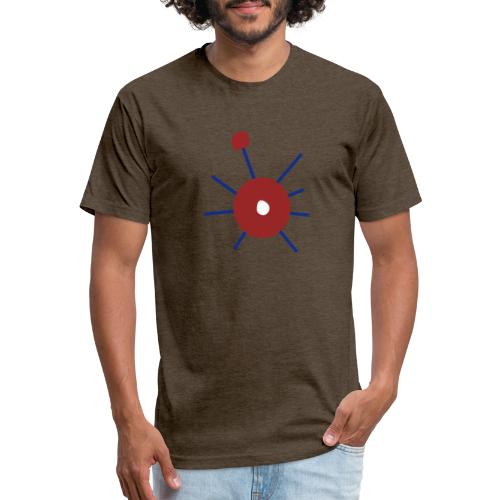 Símbolo Taíno - Fitted Cotton/Poly T-Shirt by Next Level