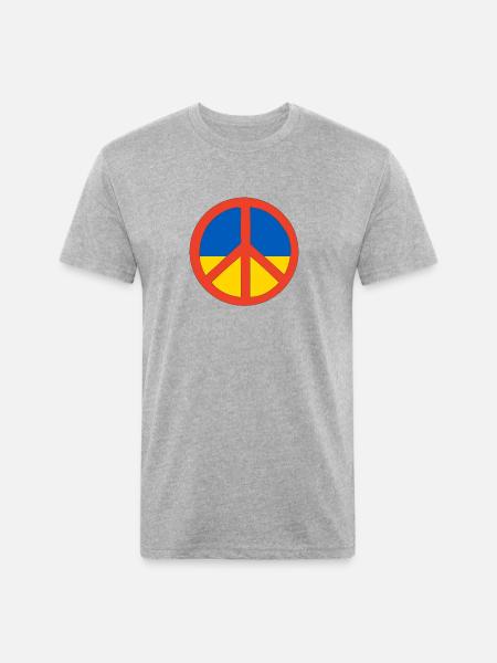 ukraine - Unisex Poly/Cotton T-Shirt - heather gray