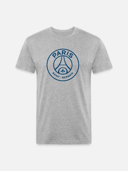 PSG PARIS - Unisex Poly/Cotton T-Shirt - heather gray