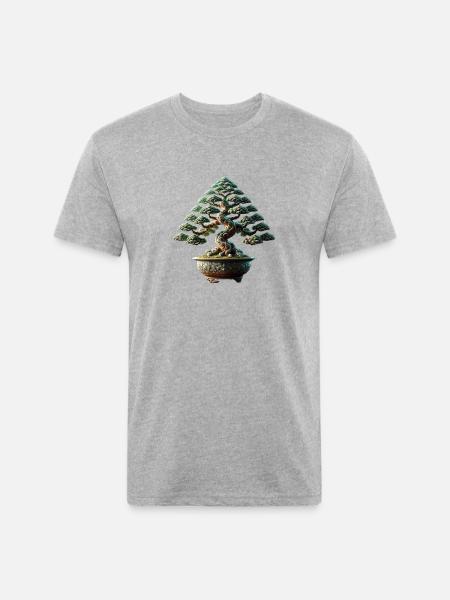 Bonsai - Unisex Poly/Cotton T-Shirt - heather gray