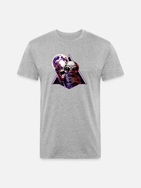 IlluminET56 - Unisex Poly/Cotton T-Shirt - heather gray