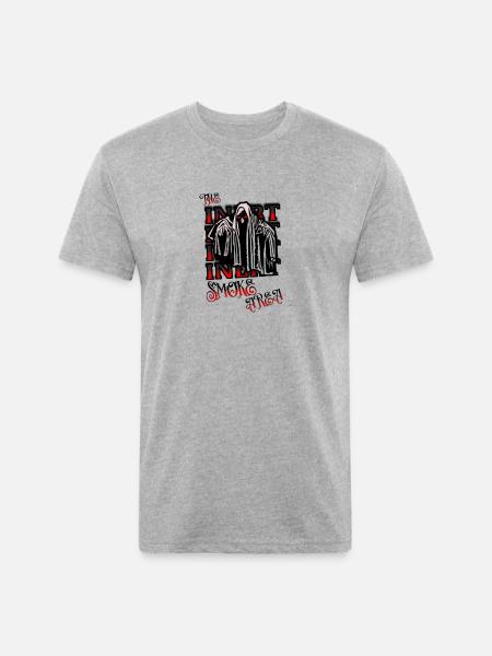 The Smoking Areas. - Unisex Poly/Cotton T-Shirt - heather gray