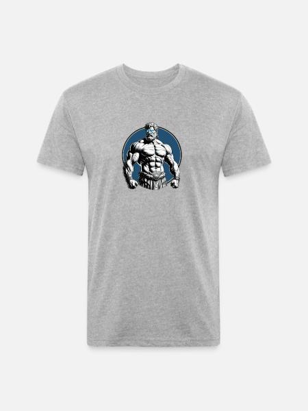 Hercule - Unisex Poly/Cotton T-Shirt - heather gray