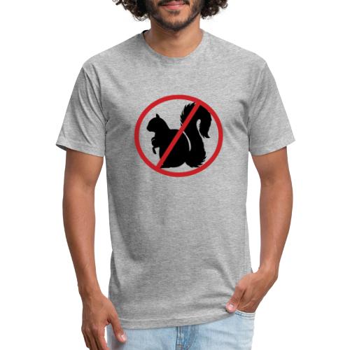 No Squirrel Teats Allowed - Fitted Cotton/Poly T-Shirt by Next Level